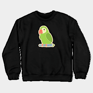 Cute Parrot - Green & Yellow Crewneck Sweatshirt